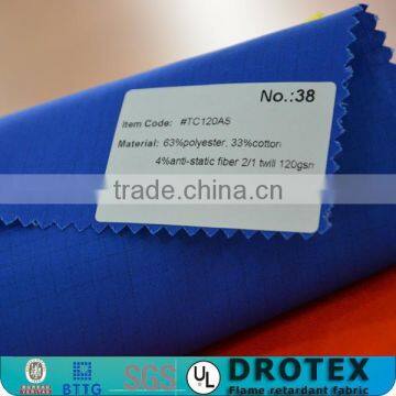 Light Weight Polyester Cotton Blend Anti-static Fabric photo-2