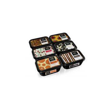 Black Frozen Food Tray