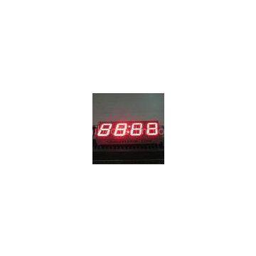 Long Life 4 Digit 7 Segment Led Display Common Anode For Cooker STB 0.39 Inch