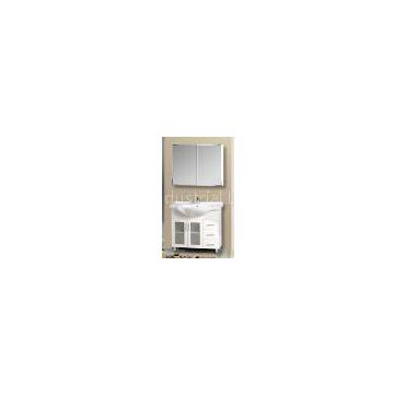 Modern 15 or 18mm  MDF freestanding  Vanity with single Bathroom Cabinet