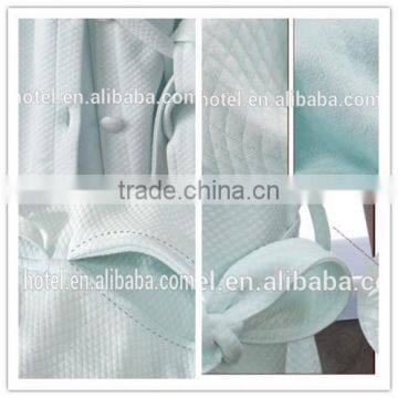 Absorbent Cotton Manufacturing Process Cheap Waffle Bathrobe photo-5