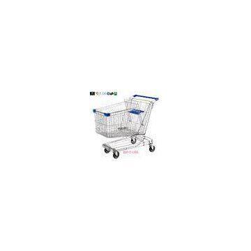 Asian Style Lightweight Steel Wire Shopping Trolleys On Wheels 180 Litre