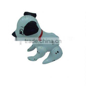 Cute PVC Inflatable animal dog shape pvc kids toy,children love promotion toys