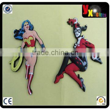 One dollar cheaper pvc fridge magnet in cartoon design for promotion/pandora imitation bracelets