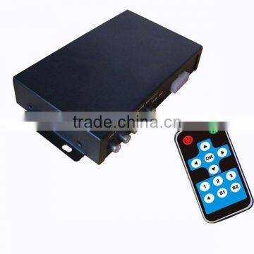 7 Inch TFT LCD Car Monitor Headrest Display Support 4 Split 4Ch Video Input For Rear View Camera DVD GPS With Remote Control photo-2