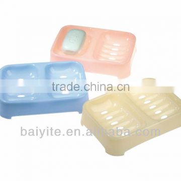 plastic double soap holder for shower