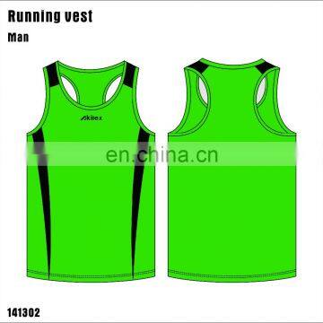 Free custom design running vest for man