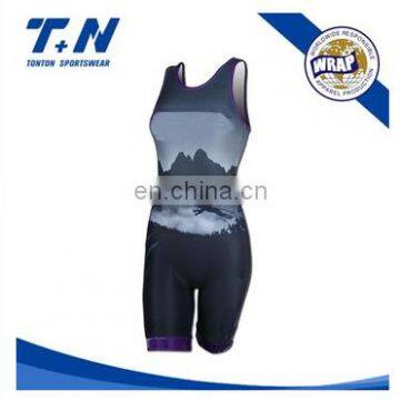 Cheap Custom Sublimation Wrestling Singlet for Sale photo-4