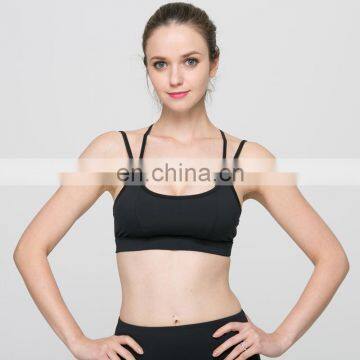 New arrival women sexy hot padded running push up sports bra