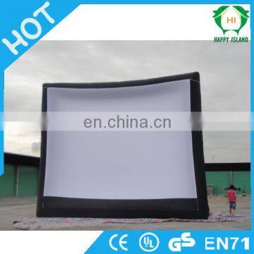 Popular Inflatable Type Movie Screen Outdoor Advertising Air Screen