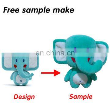 Elephant Type and Plush Material cute stuffed animal elephant