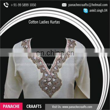 Wholesale Latest Fashion Embroidered Clothes Ladies Long Kurti Designs photo-2