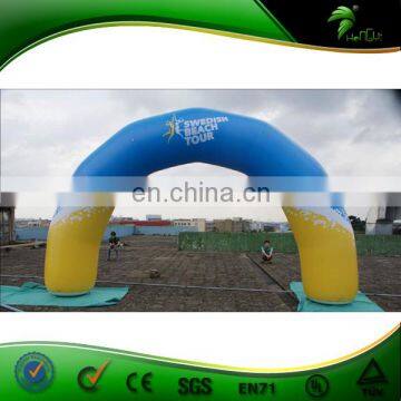 Sports Racing Inflatable Line Arch , With Logo Inflatable Star line Arch For Sale