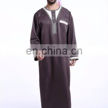 Muslim Wear Men Jubah Muslim Jubah 2017 New Style Islamic Abaya Muslim Men Thobe photo-4