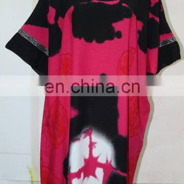 African Stone Work in Dress Guangzhou Wholesale Kaftan Style Long Kurti photo-5