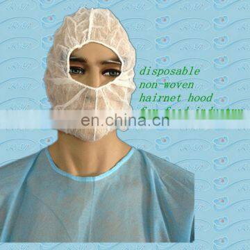 non-woven hairnet hood in food industry