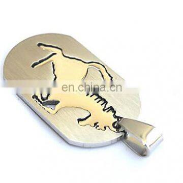 Factory Custom Top Quality Personality Stainless Steel Horse Pendant Charms photo-4