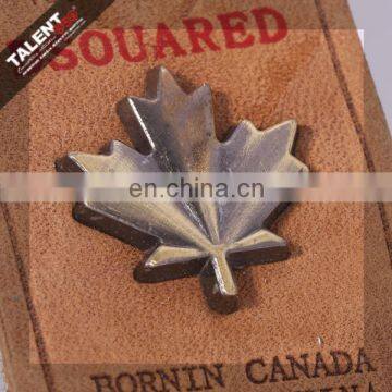 Custom Metal Logo New Denim Leather Label Patch For Product photo-2