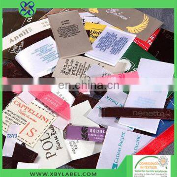 Eco-friendly printed clothing labels socks printing label