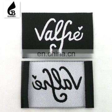 China cheap price custom end fold woven label for t-shirt