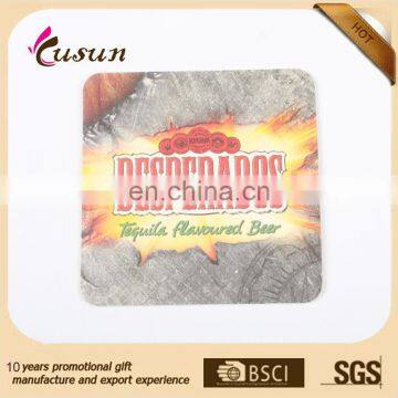 Wholesale promotional custom cheap cardboard drink coasters