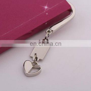 HOT SALE DESK DEPENDENT SILVER GIFT METAL HEART TAG BOOKMARK