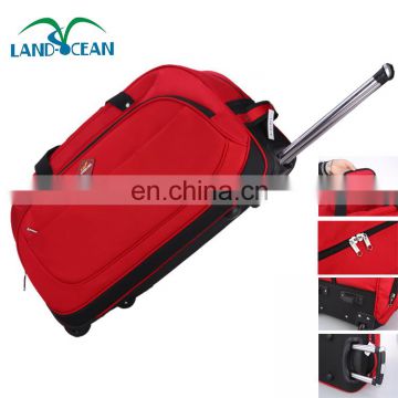 Customized Logo High Quality Fashion Style Duffle Rolling Bag