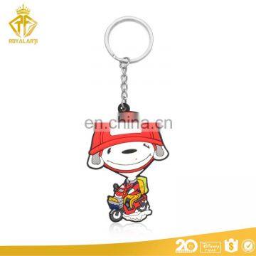 Hot Selling 3D Custom Dog Soft PVC Keychain