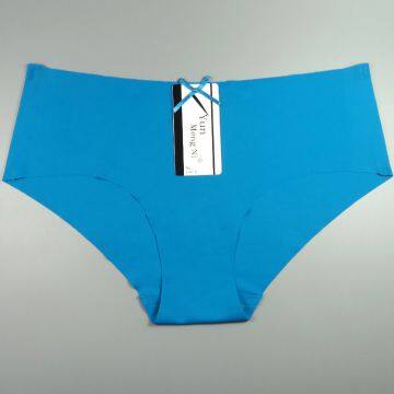 (MOQ 12pcs) Yun Meng Ni Sexy Underwear Ice Silk Seamless Ladies Brief Hot Sale Cheeky Panties photo-5