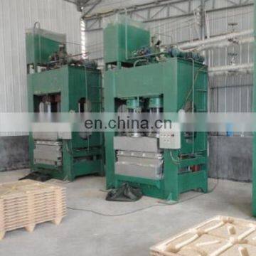 high pressure hot pressing wood pallet molding machine |sawdust tray press processing line with best selling