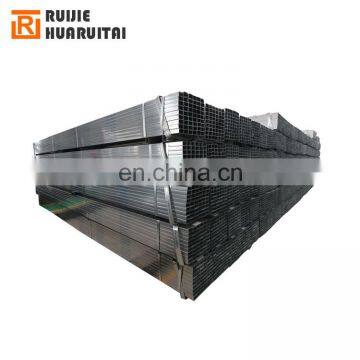 40x80mm pre-galvanized rectangular pipe, q195 galvanized steel hollow section