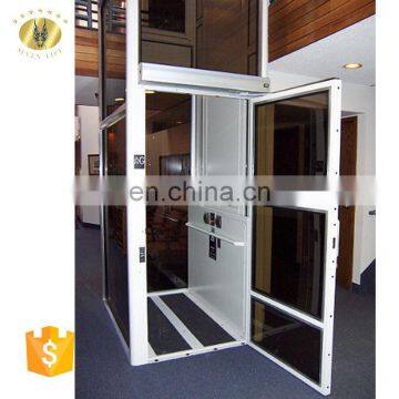 7LSJW Shandong SevenLift 2.2kw cheap residential hydraulic outdoor chair stair lift elevator for sale