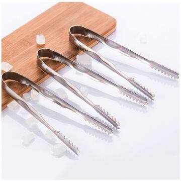 Hotel Home Kitchen Utensils/ Bar Accessory Stainless Steel Ice Tong