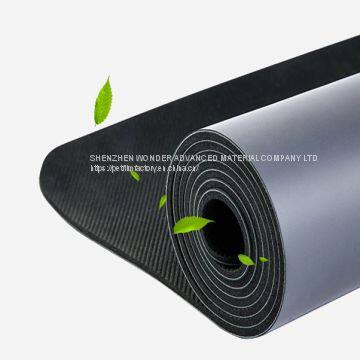 Black PU Top Rubber Yoga Mats Suppliers photo-2