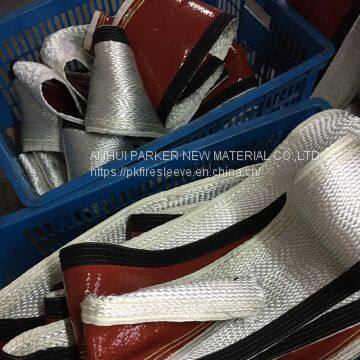 Silicone Fiberglass Firesleeve With Velcro Hook Loop Closure photo-4