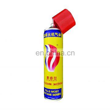 high quality universal purified lighter gas refill and Butane lighter gas made in china