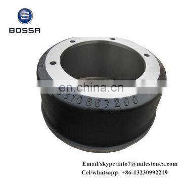 Hot Selling  brake drums used for heavy duty trucks Manufacturer 0310667290