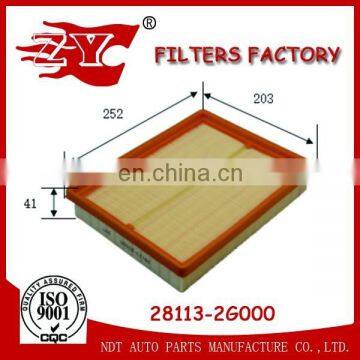 Factory Japanese car K IA Carens/Magentis/Optima/LANCIA Japan Auto parts Air filter 28113-2G000