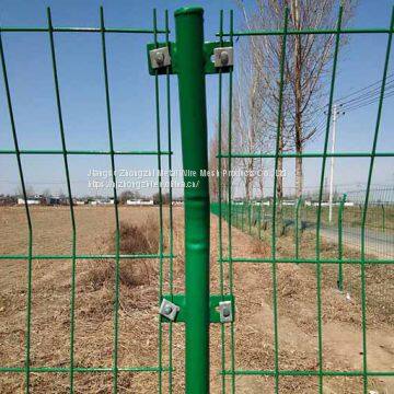 High Quality 4mm PVC Welded Wire Mesh Fence Home Garden V Folds Welded Wire Mesh Fence University Facilities Fence Factory photo-4