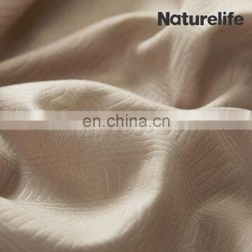 2020 Textiles New Designs Brown Coffee Color 100% Polyester Embossed Bed Cover Sheet Set In Stock photo-2