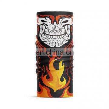 HQP-SY10 HongQiang Skeleton Skull Bandana Halloween Neck Half Face Silk Scarves Multifunctional Mask Shield Riding Hair Scarf photo-7