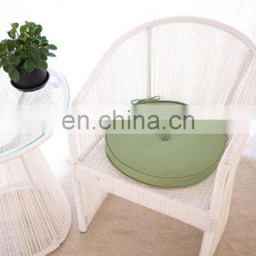 Home Decor Cyclic Breathable Solid Color Light Green Round Chair Pad Seat Cushion Pad photo-7