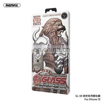 REMAX Creation Series Anti-static 0.3MM Anti-fingerprint Fiber Resin Tempered Glass GL-59 for IPhone 12 photo-2