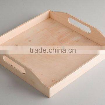 Custom cheap plywood tray cheap wooden tray