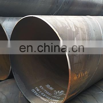 LSAW  SSAW Spiral welded steel pipe pile with clutches