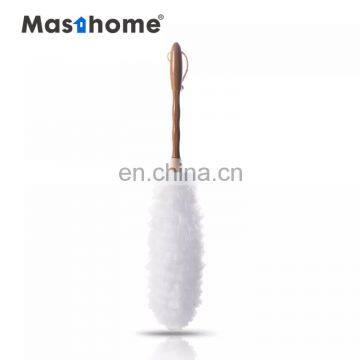 Masthome Long Bamboo Handle Soft feather Microfiber Flexible Duster for household