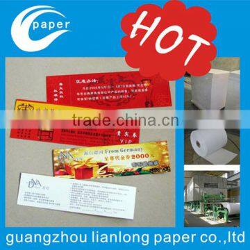 hot sale Anti-counterfeiting watermark ticket with invisible barcode in Lianlong brand