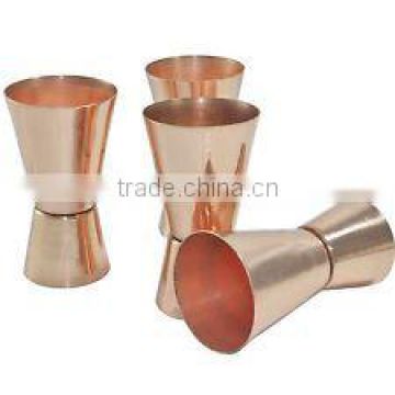 100% Copper Cocktail Jigger, Manufacturer of Copper Peg Maker