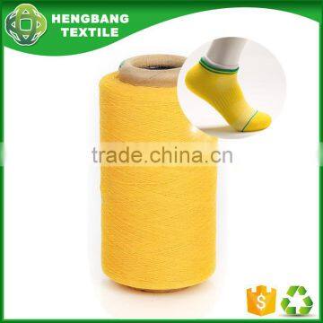 2015 new recycle regenerated cotton polyester open end blended yarn mills for socks