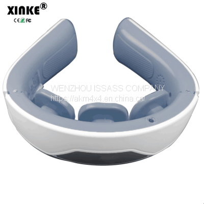 Intelligent Voice Call 3D Neck Massager Remote 2 Level Infrared Heating Pain Neck Care Massager photo-4